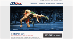 Desktop Screenshot of ezflexmats.com